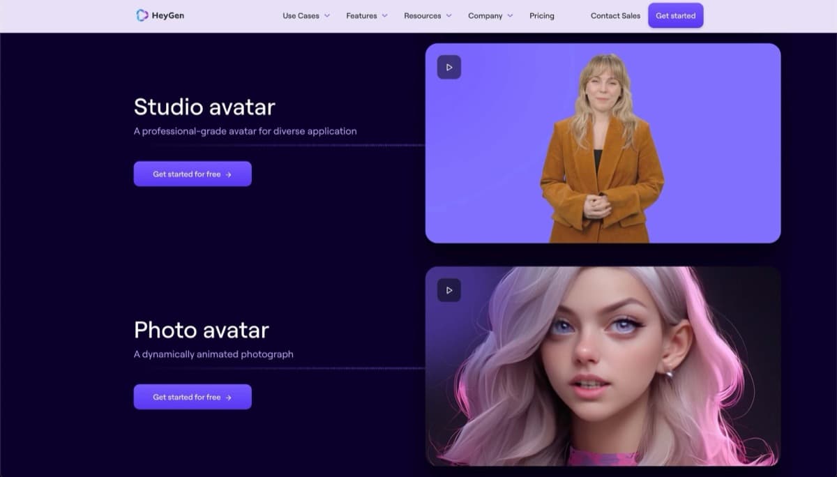 HeyGen screenshot