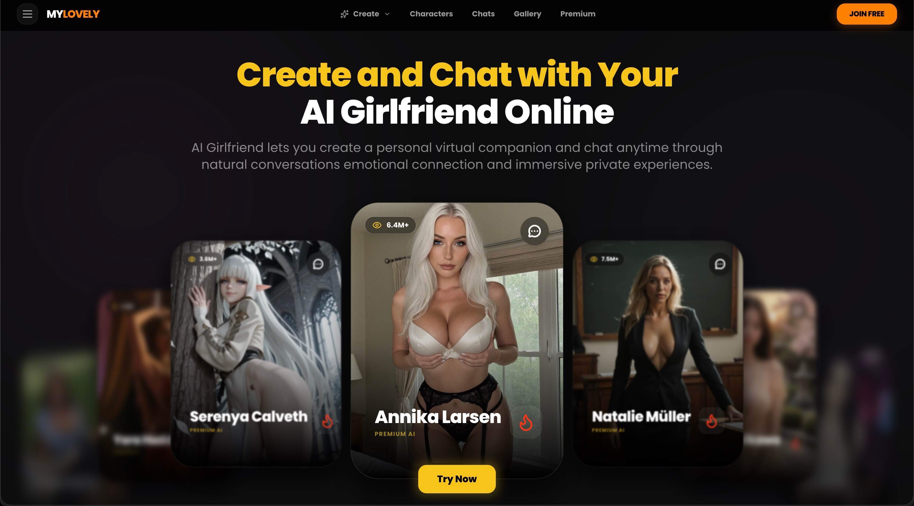 MyLovely.ai screenshot